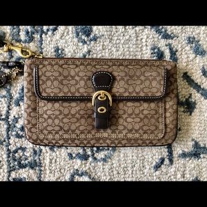 Coach Signature Wristlet